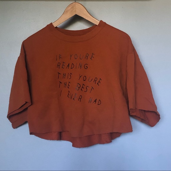Baggy Cropped Crop Top - Picture 1 of 5